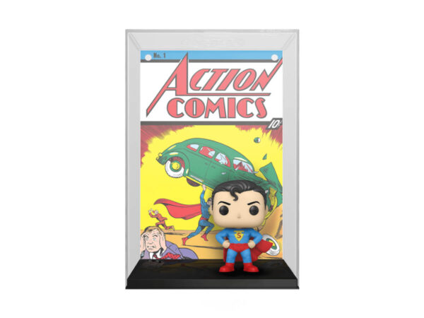 DC Action Comics Funko POP Comic Cover Vinile Figure Superman 9 cm - immagine 2