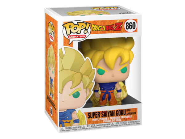 Dragon Ball Z S8 Funko Pop Animazione Vinile Figure Super Saiyan Goku Prima Apparizione 9 cm