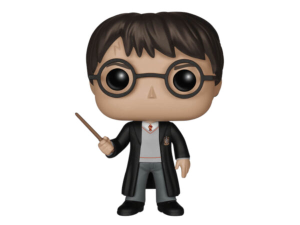 Harry Potter Funko POP Film Vinile Figure Harry Con Bacchetta 9 cm - immagine 2