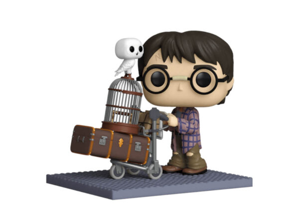 Harry Potter Funko POP Film Vinile Figure Harry che Spinge il Carrello 15 Cm - immagine 2