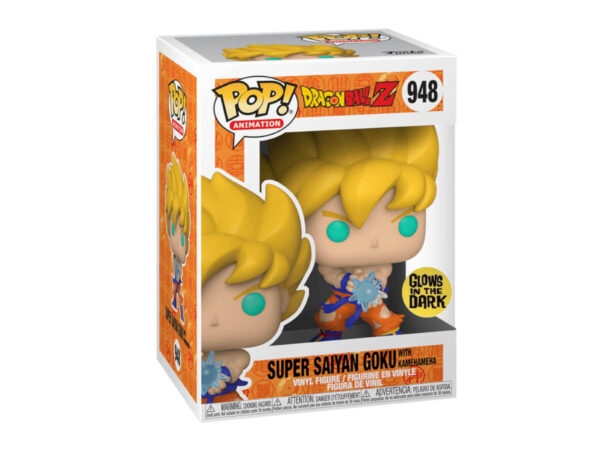 Pop Figure Dragon Ball Z Super Saiyan Goku Kamehameha Esclusiva Funko