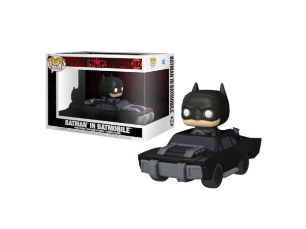 Funko Pop Rides Figure Movie The Batman - Batman In Batmobile