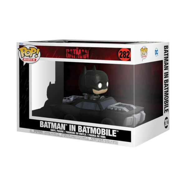 Funko Pop Rides Figure Movie The Batman - Batman In Batmobile - immagine 2