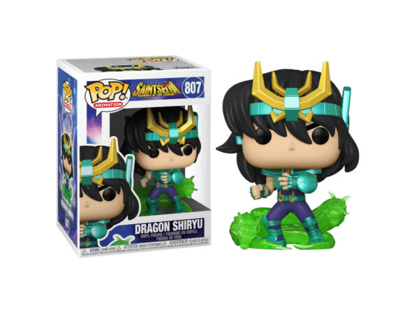 Saint Seiya Funko POP Animazione Vinile Figure Dragon Shiryu 9 cm