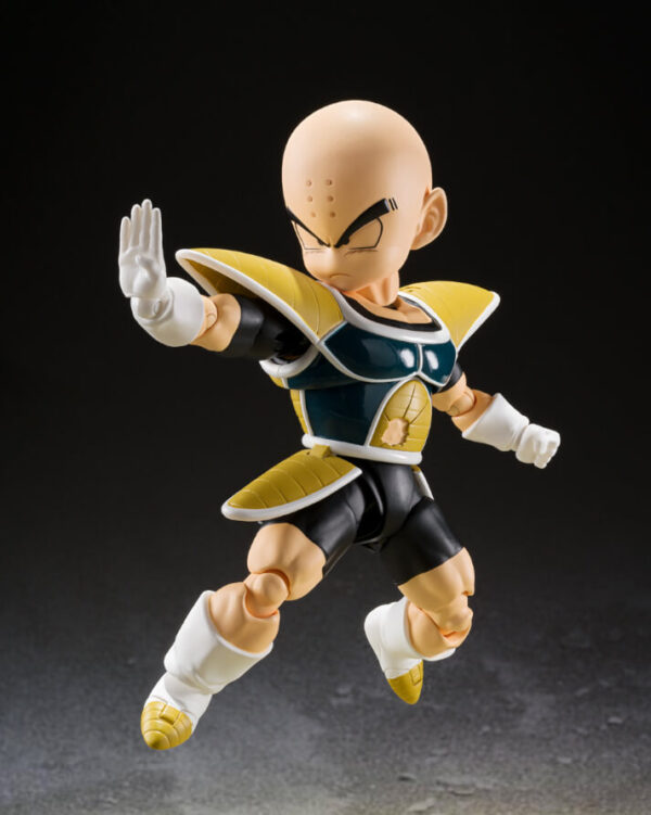 Dragon Ball Z S.h. Figuarts Krillin (battle Clothes) 11 Cm Bandai Tamashii Nations - immagine 5