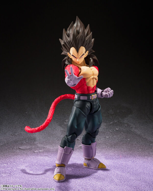 Dragon Ball Gt S.h. Figuarts Action Figure Super Saiyan 4 Vegeta 13 Cm Bandai Tamashii Nations