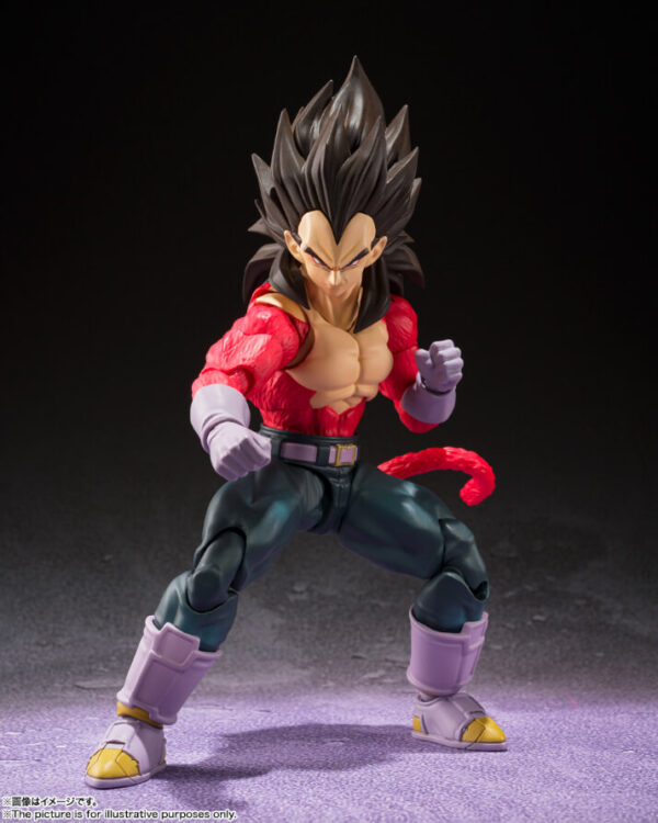 Dragon Ball Gt S.h. Figuarts Action Figure Super Saiyan 4 Vegeta 13 Cm Bandai Tamashii Nations - immagine 3