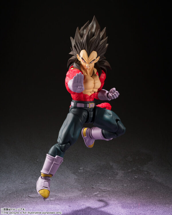 Dragon Ball Gt S.h. Figuarts Action Figure Super Saiyan 4 Vegeta 13 Cm Bandai Tamashii Nations - immagine 5