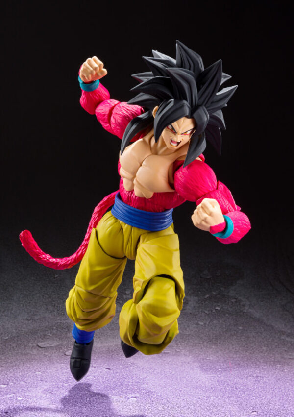 Dragon Ball Gt Super Saiyan 4 Son Goku Sh figuarts Bandai - immagine 3