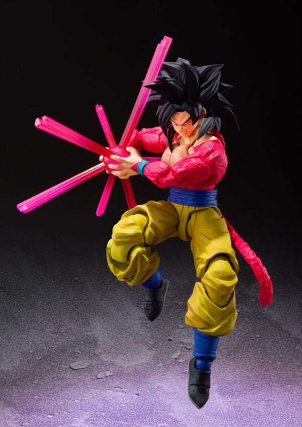 Dragon Ball Gt Super Saiyan 4 Son Goku Sh figuarts Bandai - immagine 4