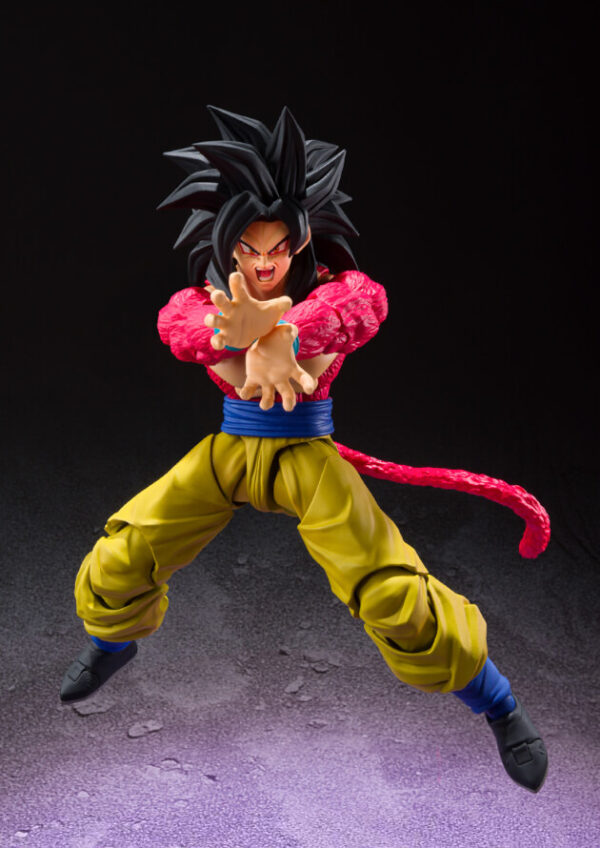 Dragon Ball Gt Super Saiyan 4 Son Goku Sh figuarts Bandai - immagine 5