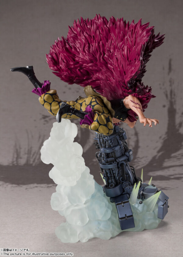 One Piece Figuartszero Pvc Statua Extra Battle Eustass Kid Battle Of Monsters On Onigashima 35 Cm Bandai Tamashii Nations - immagine 5