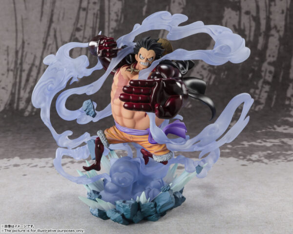 One Piece Figuartszero Pvc Statua Extra Battle Monkey D. Luffy Gear 4 21 Cm Bandai Tamashii Nations - immagine 2