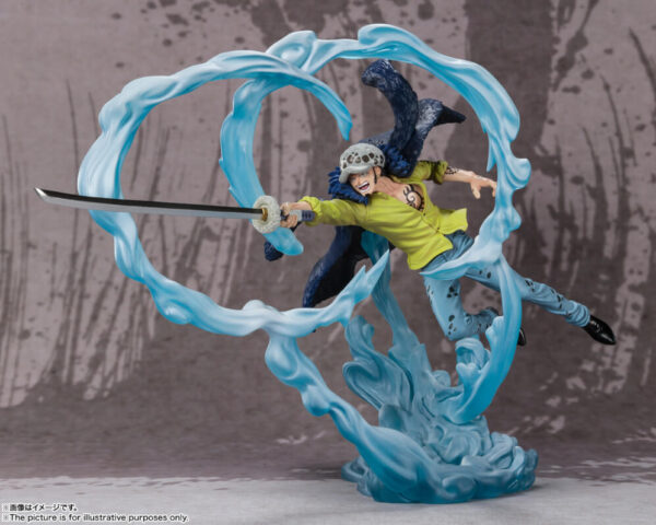 One Piece Figuartszero Pvc Statua Extra Battle Trafalgar Law Battle Of Monsters On Onigashima 24 Cm Bandai Tamashii Nations - immagine 2