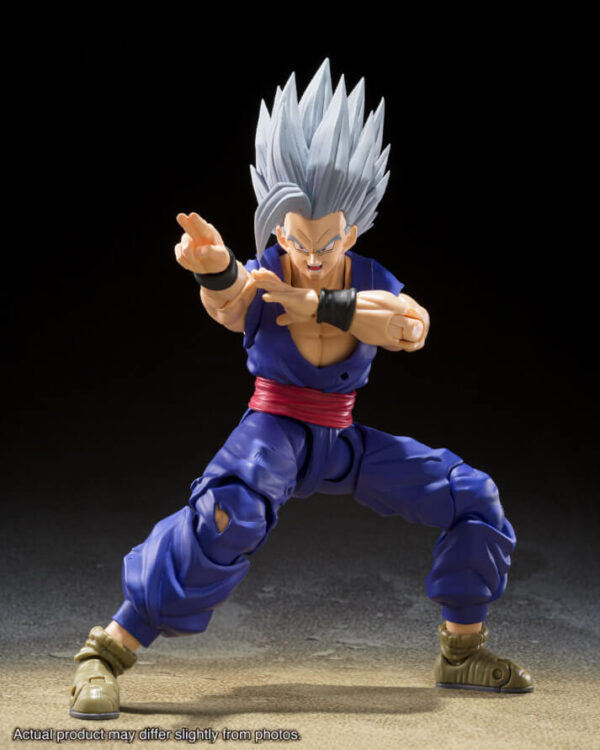 Dragon Ball Super: Super Hero S.h. Figuarts Action Figure Son Gohan Beast 15 Cm Bandai Tamashii Nations - immagine 3