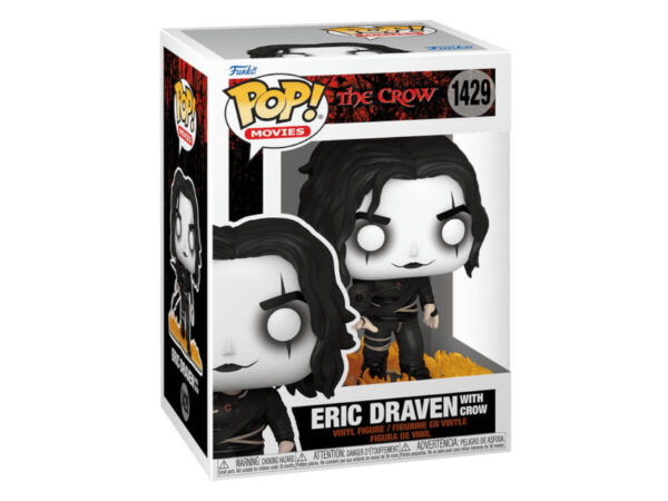 Il Corvo Funko Pop Film Vinile Figure Eric Draven con Corvo 9 cm