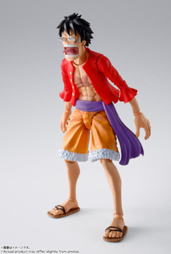 One Piece S.h. Figuarts Action Figure Monkey D. Luffy (the Raid On Onigashima) 14 Cm Bandai Tamashii Nations - immagine 5