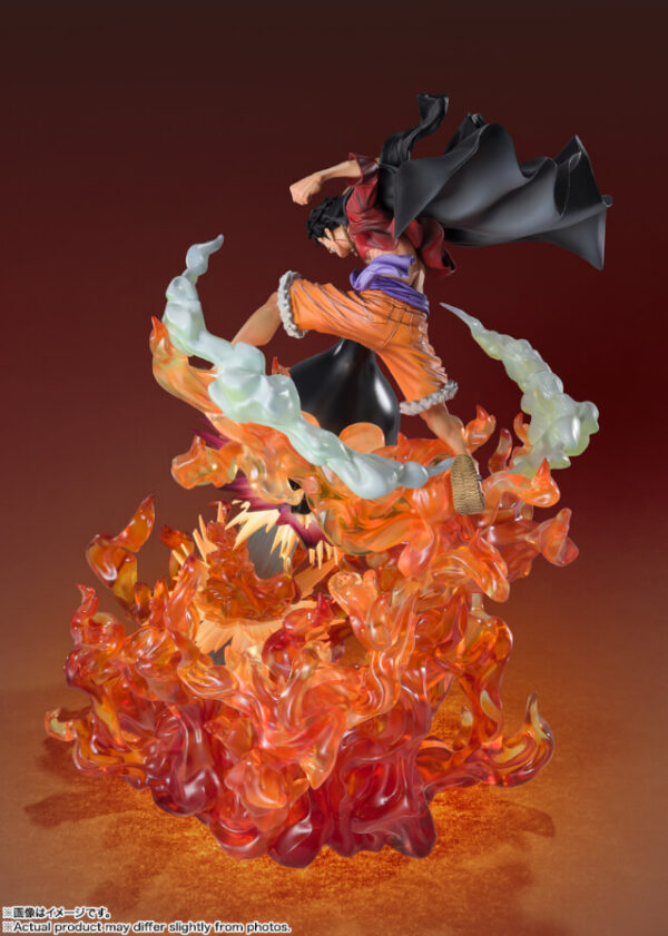 One Piece Figuartszero Pvc Statua (extra Battle) Luffy Red Roc 45 Cm Bandai Tamashii Nations - immagine 5